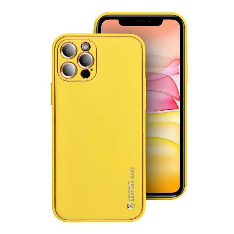 Etui Forcell Leather Case do iPhone 11 Pro Yellow