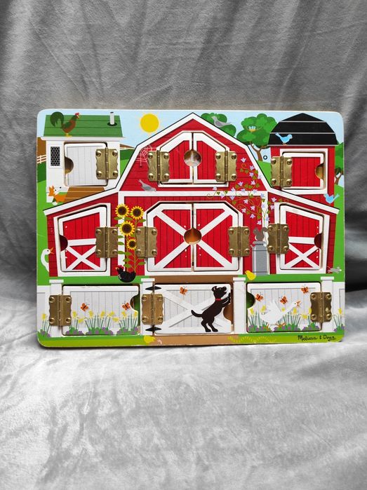 Drewniana tablica magnetyczna Melissa &Doug Farma