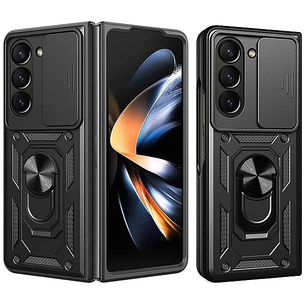 Pancerne etui Hybrid Armor Camshield z podstawką i osłoną aparatu na S