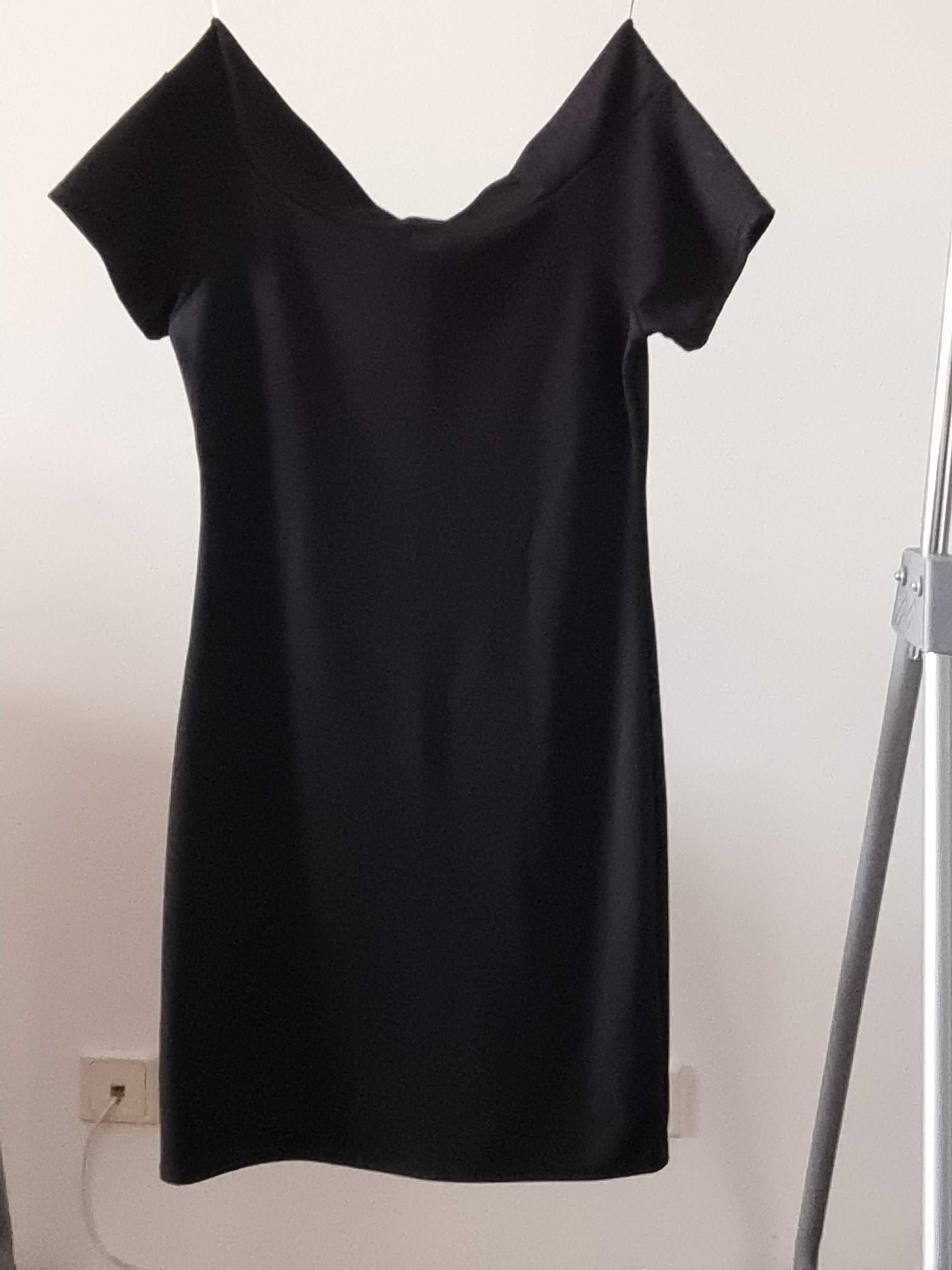 Vestido de lycra preto