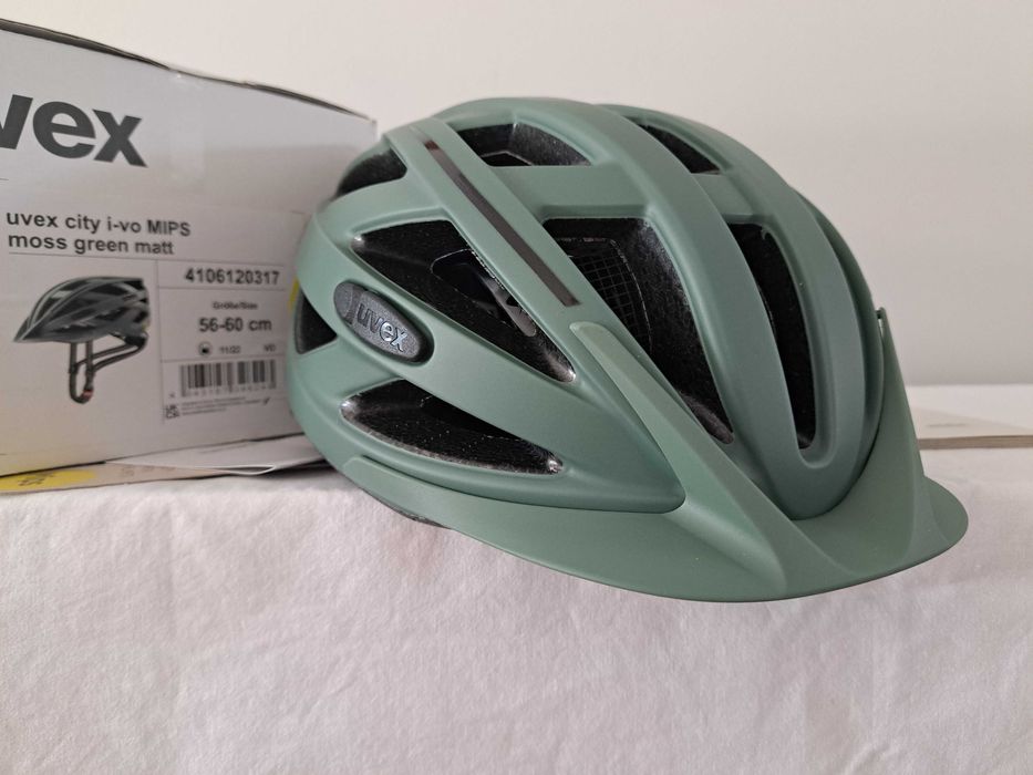Kask rowerowy Uvex City I-vo MIPS Moss Green Matt L 56-60cm
