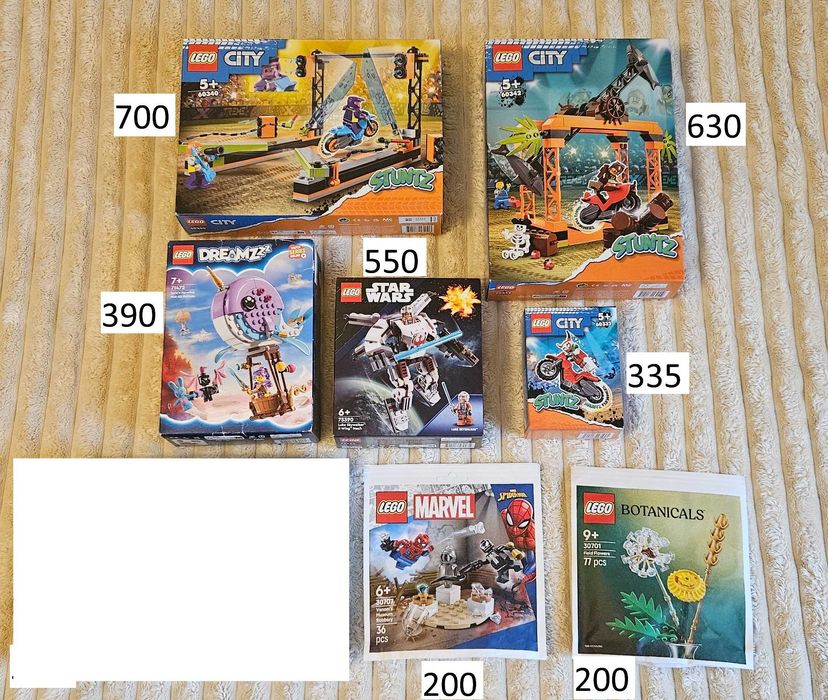 Lego нові запаковані набори, фігурки star wars та ninjago