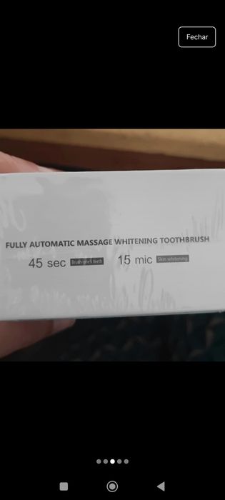 Escova de dentes V shape. Lacrada