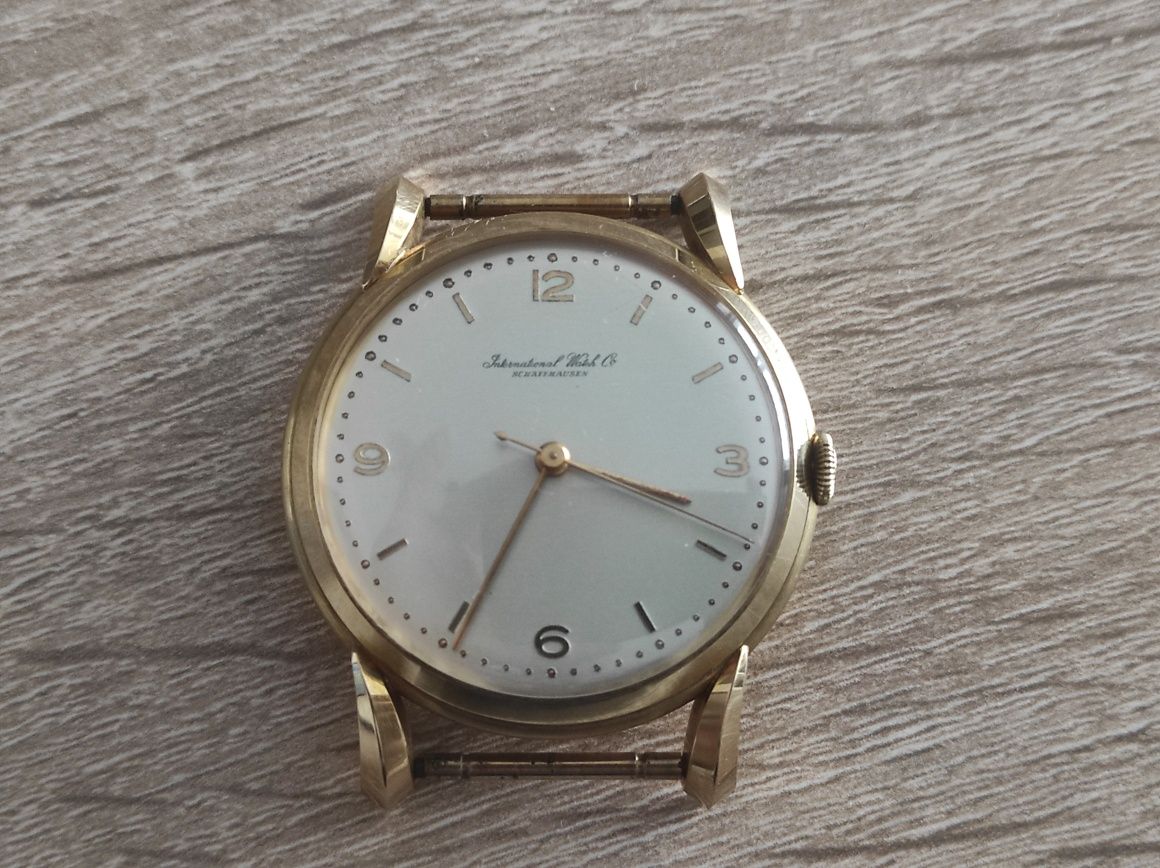 IWC Złoty zegarek International Watch Co Schaffhausen