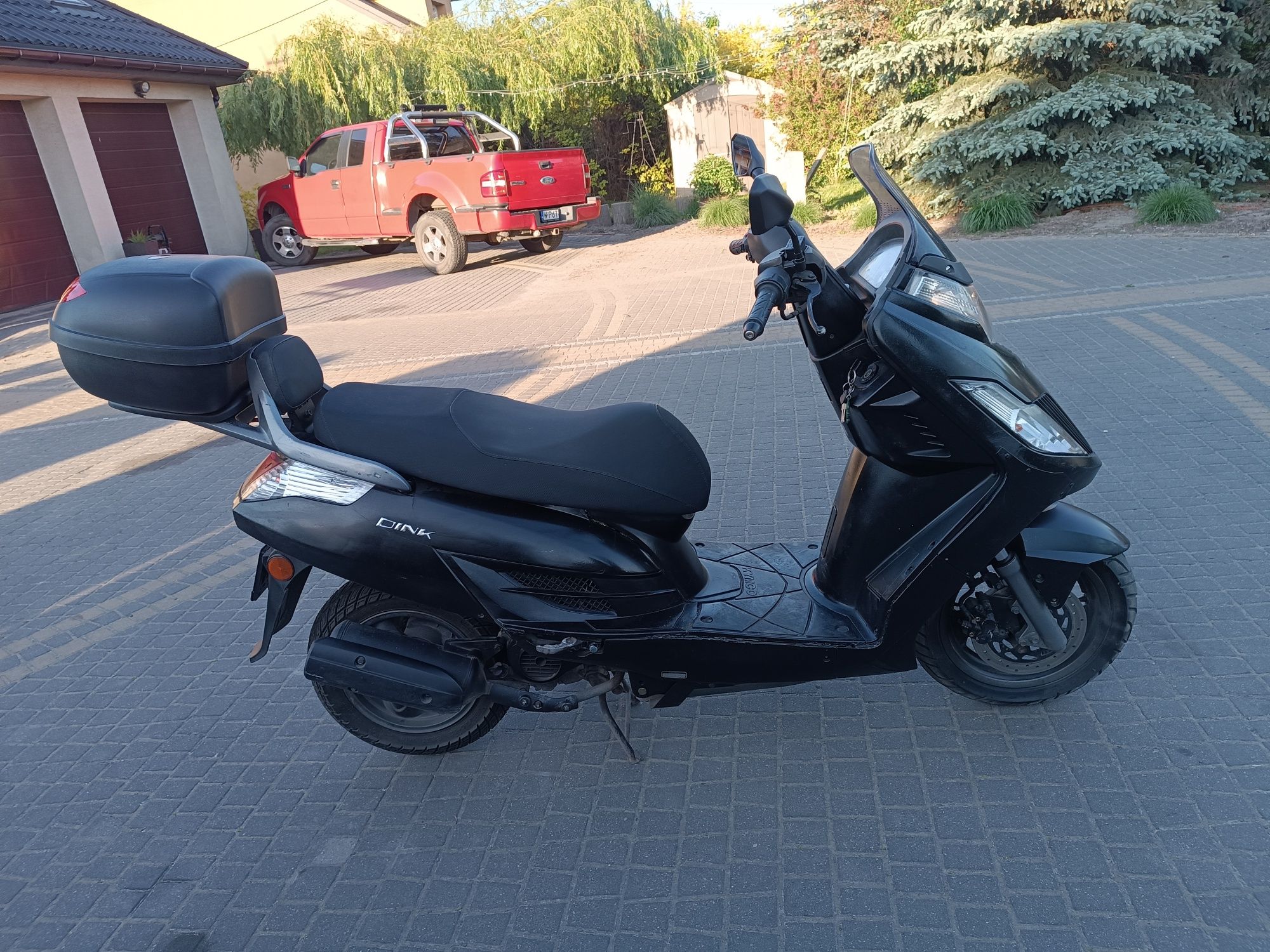 Kymco dink 50 zamiana zamienię motocykl quad cross prl auto bus