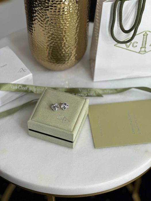 Сережки серьги ван клиф vca van cleef