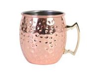 Caneca  para cocktail Moscow Mule 50 cl - Cobre Martelado e Liso