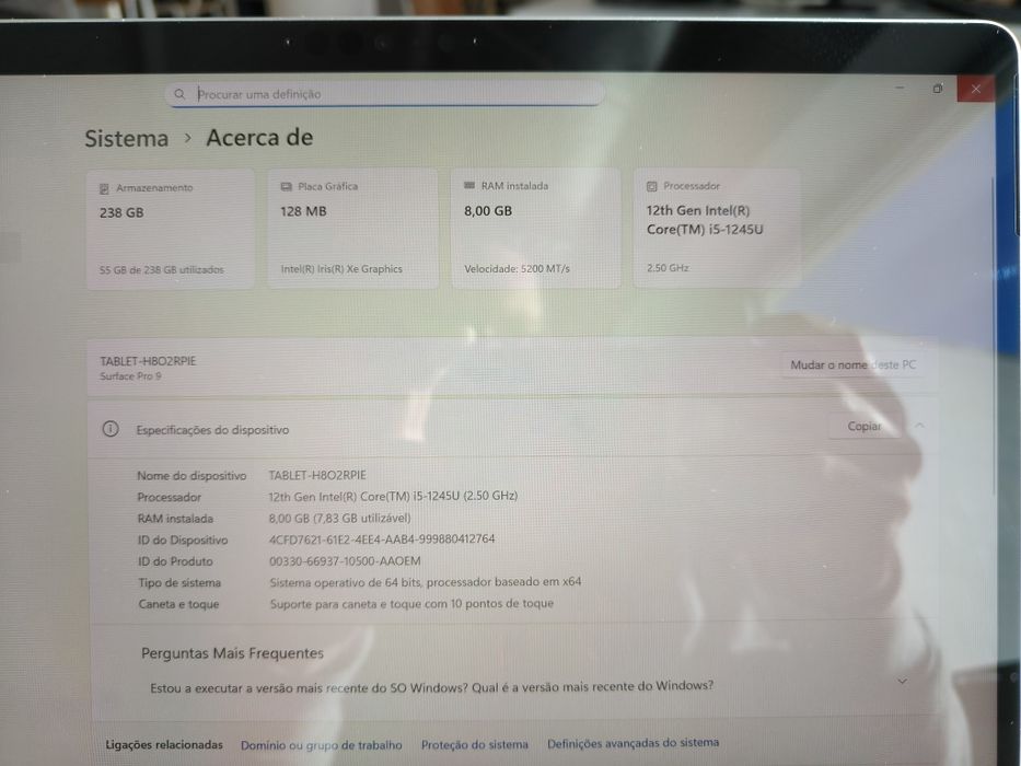 Microsoft Surface Pro 9 i5-1245u/8gb/256gb