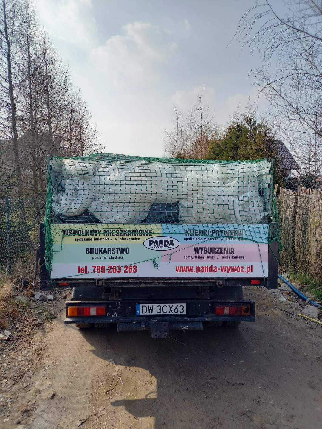 Wywóz odpadów, śmieci, wywrotką, Wrocław DARMOWE znoszenie i załadunek