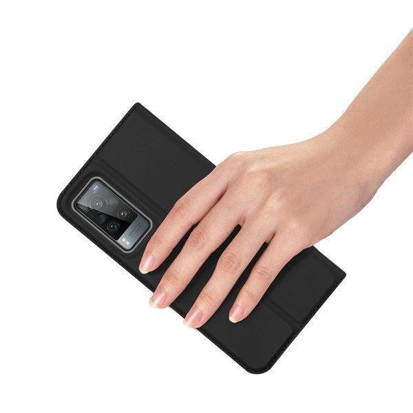 Dux Ducis Skin Pro kabura etui pokrowiec z klapką do Vivo X60 czarny