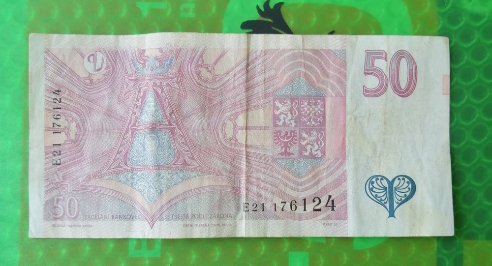 50 koron czeskich z 1997