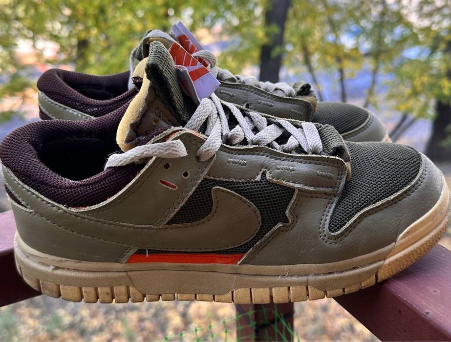 Кросівки nike dunk jumbo olive 38