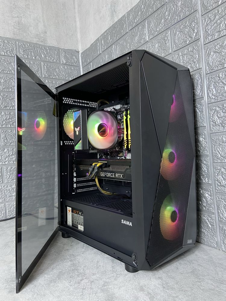 Ігровий ПК,Компьютер(Ryzen 5 5600X,DDR4 16GB,RTX 3070 Ti,M2 512GB)