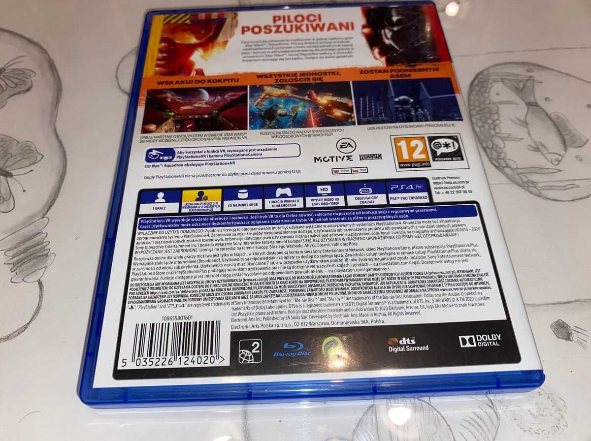 Star Wars Squadrons Ps4 polska wersja bez rys