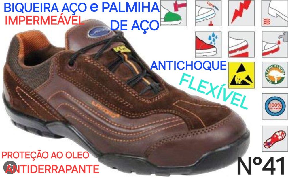 SAPATILHAS PARA TRABALHO..Casa,Construção,Quarto,Armazém,Segurança,etc