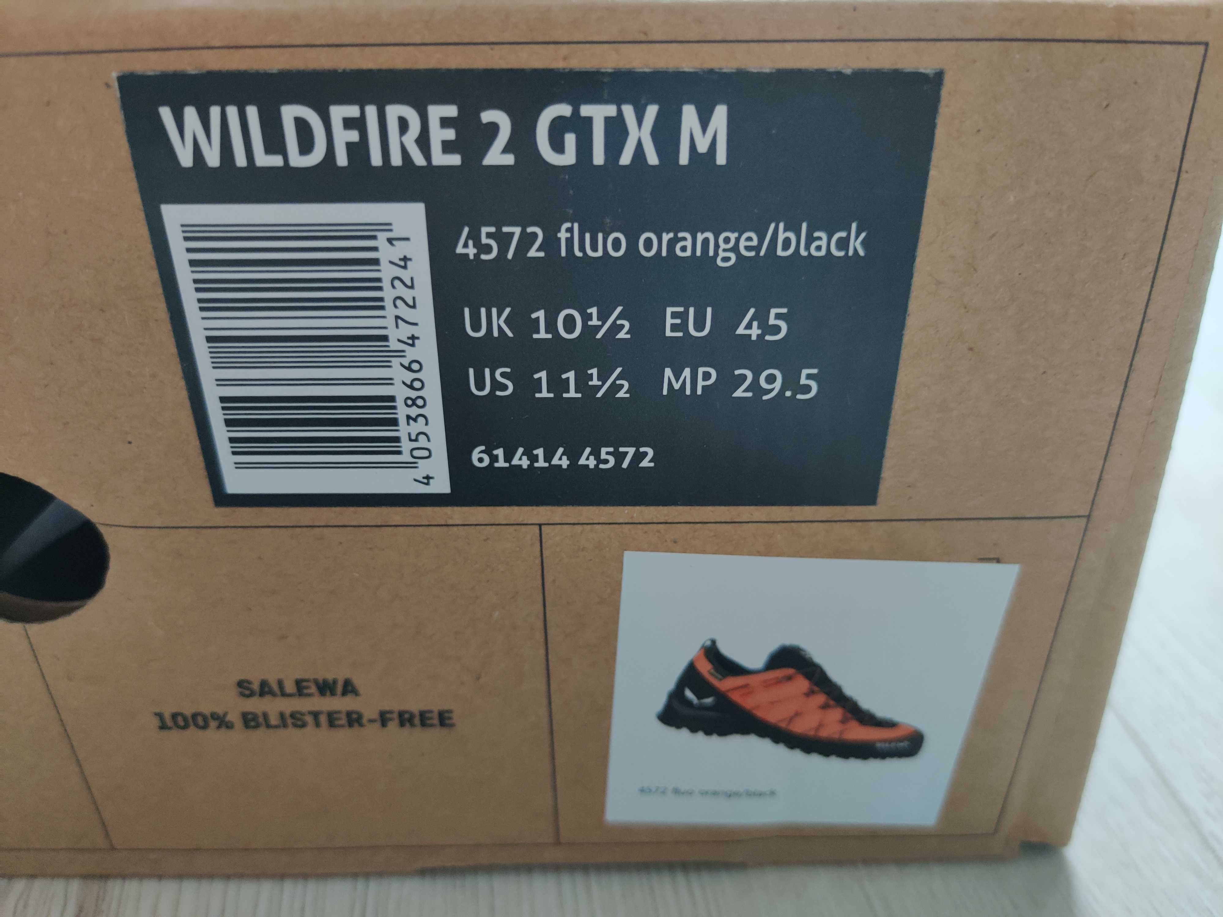 Selewa 45 29,5cm Wildfire 2 GTX Nowe Oryginalne Gore-tex