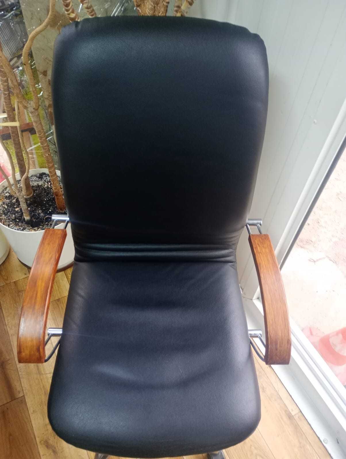 Fotel gabinetowy obrotowy czarny NWY STYL fotele dom salon fotele