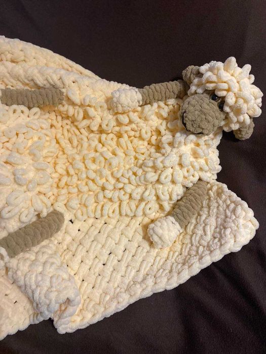 Баранчик Шон 3 в 1 іграшка, плед ,килимок.