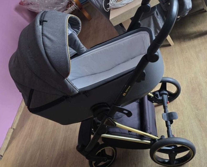 Wózek Adamex 2 w 1 + nosidełko  + baza isofix