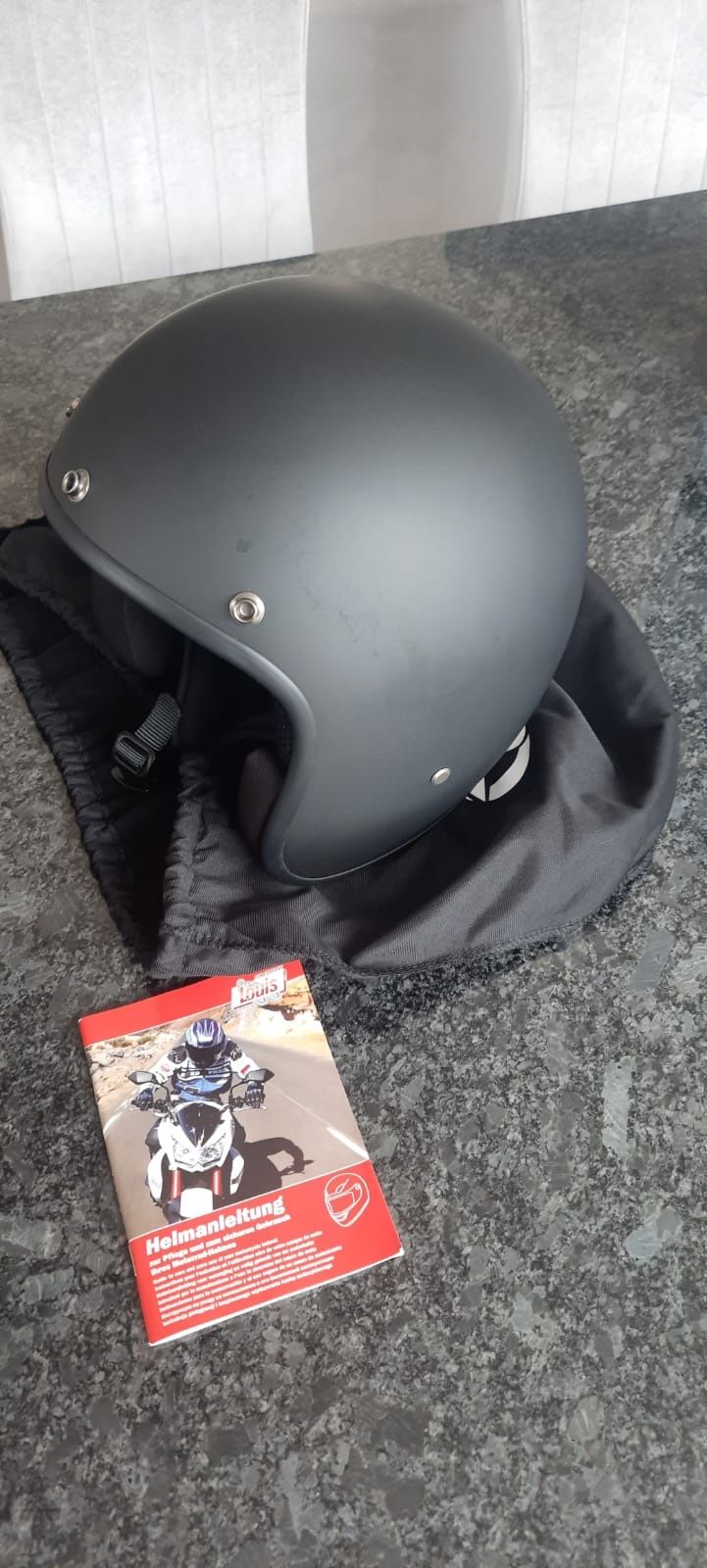 Kask motocyklowy otwarty MTR Jet Fiber rozmiar L
