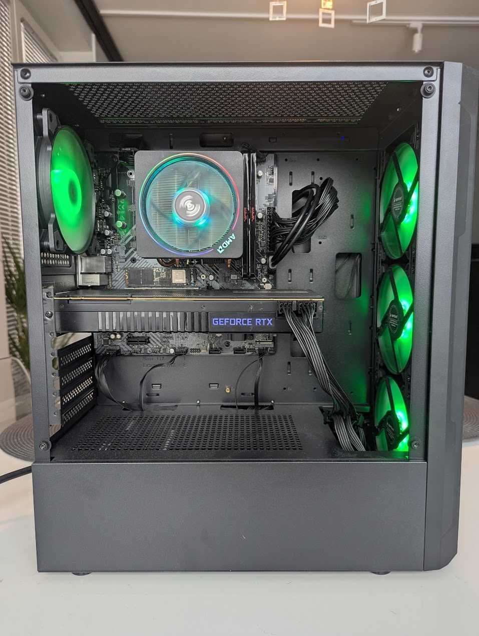 Komputer Do Gier AM5 Ryzen 5 8400F RTX 3070 ti 16GB DDR5 512 SSD W11