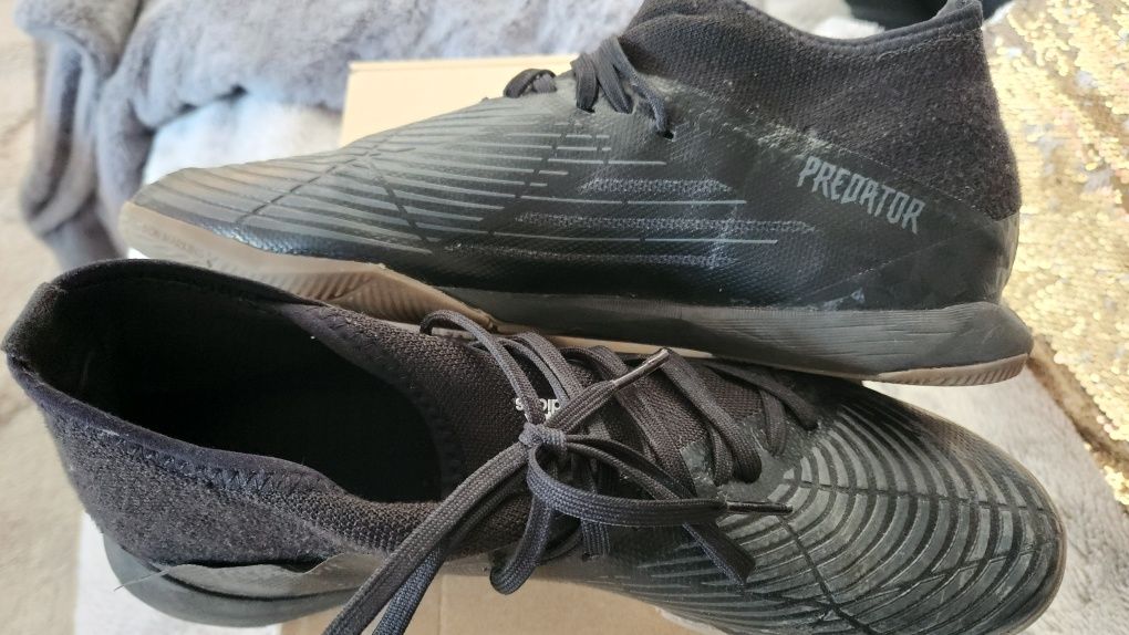 Halówki adidas predator, ze skarpetą, r.42 i 2/3