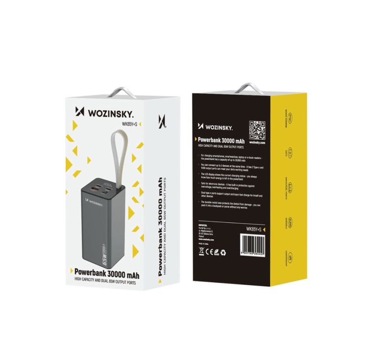 Павербанк wozinsky 30000mha 65w . Павербанк . 30000mha 65w