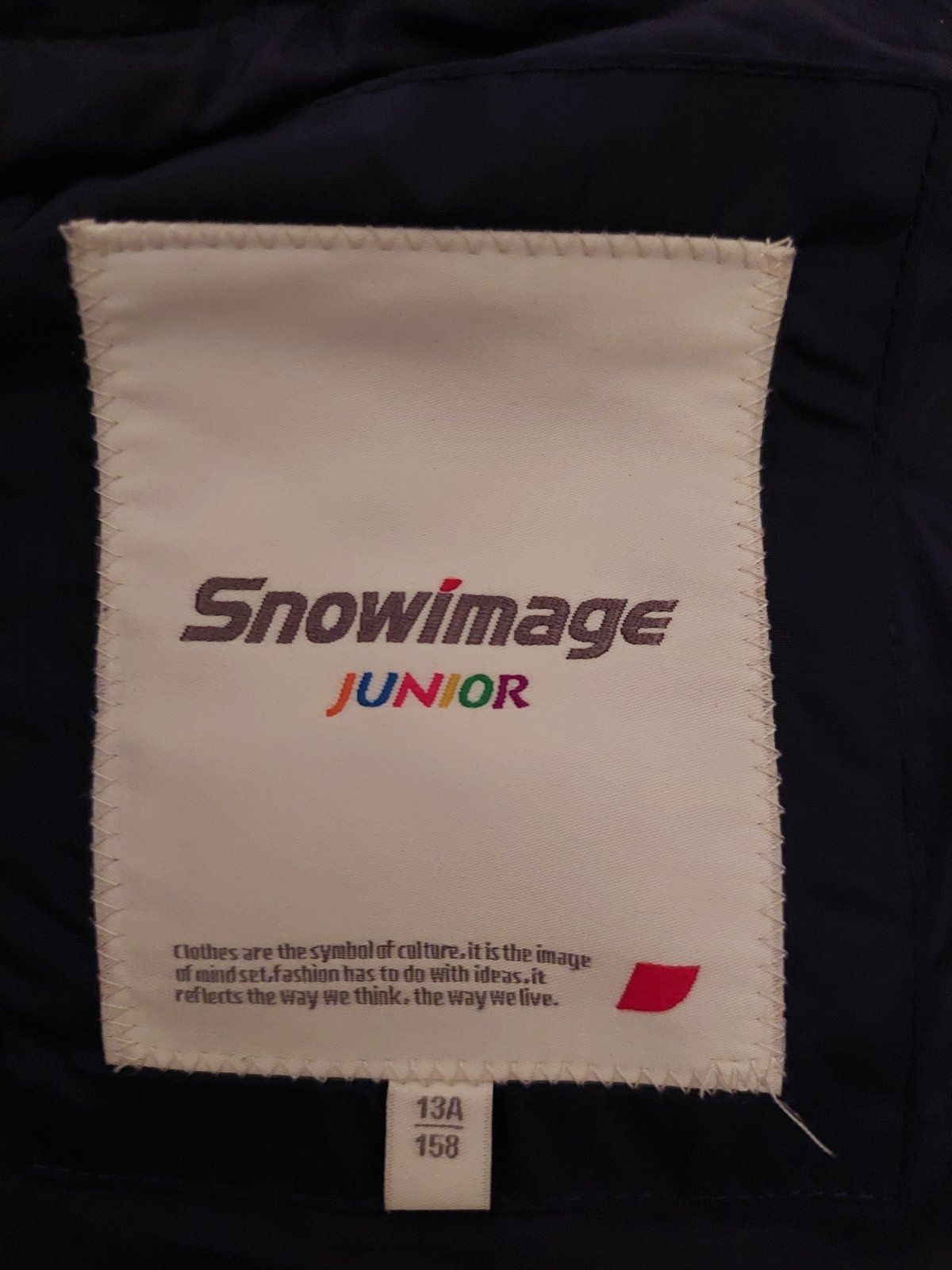 Зимова куртка Snowimage 158 см синій