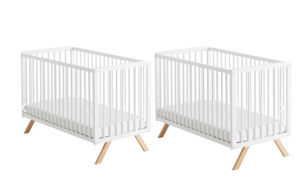 Berço para Gémeos Nuru (2 berços) com kit Co-Leito e Kit Gemelar