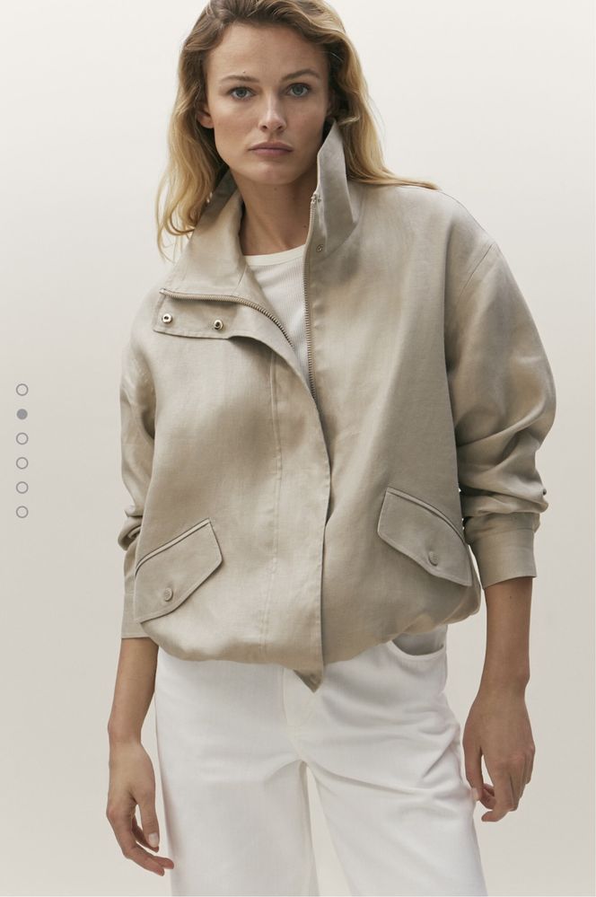 krótka parka Massimo Dutti