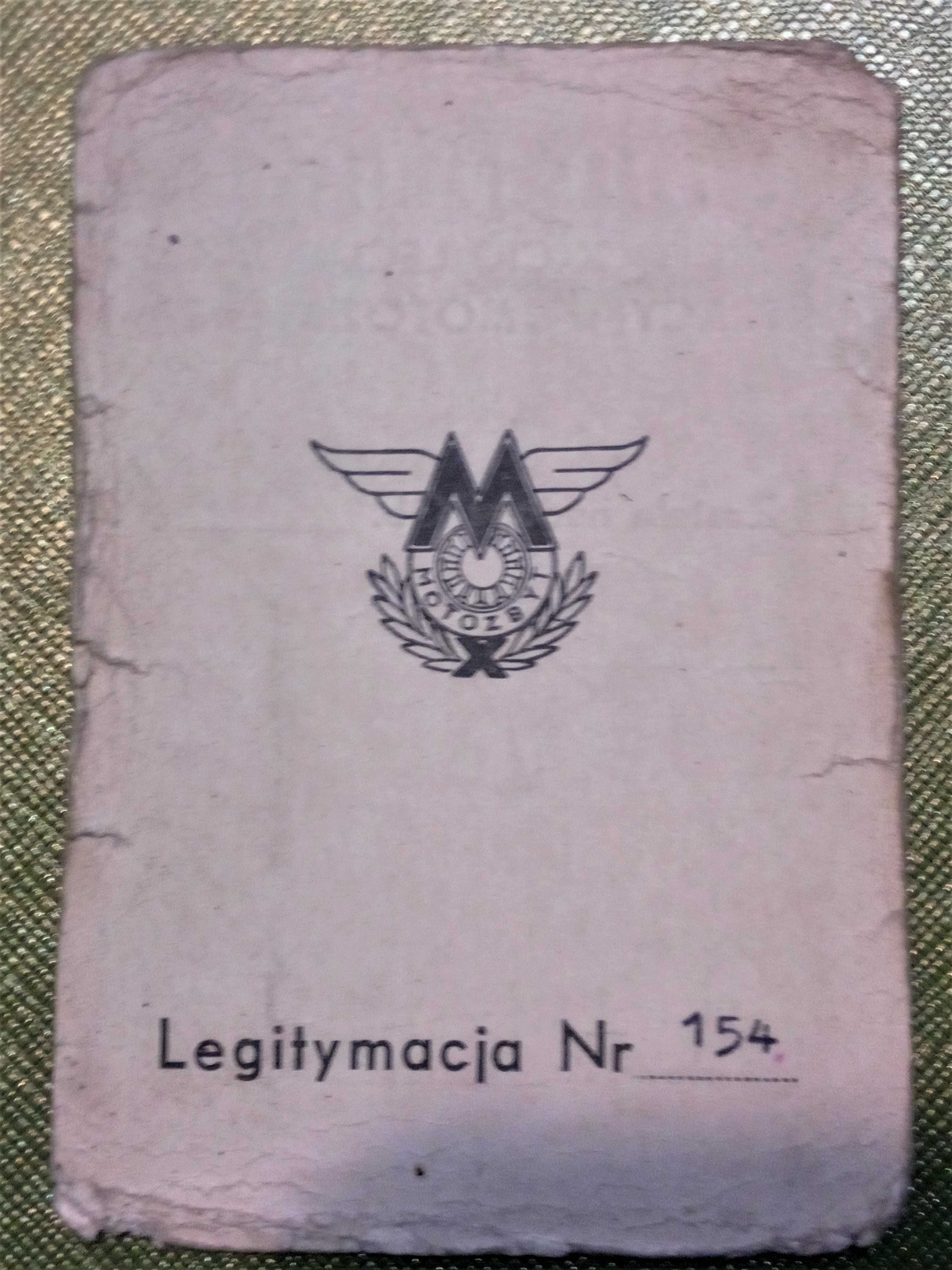 odznaczenia- leg. odznaki pamiątkowej 10 lecia pracy w motozbycie 1959