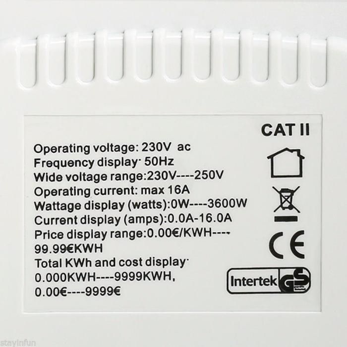 Medidor de energia, watts, amperes, consumo, 220V