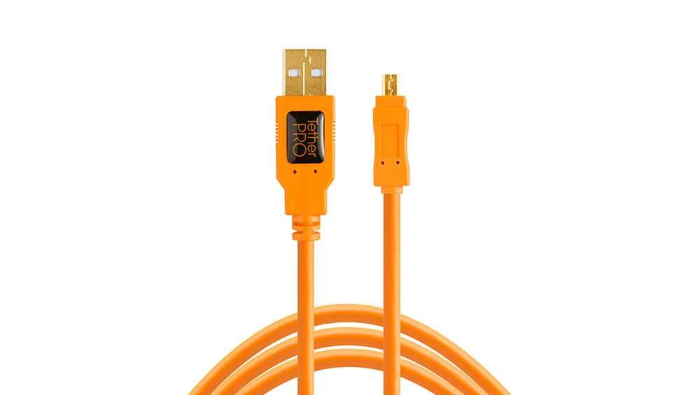Kabel do tetheringu TetherTools TetherPro USB 2.0 na Mini-B 8-Pin 4.6m