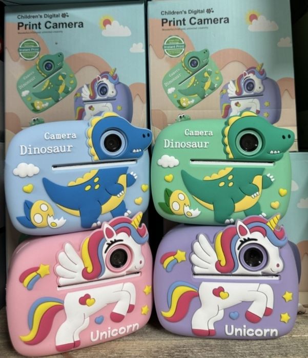 Дитячий фотоапарат миттєвого друку єдинорожка