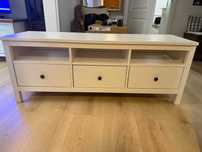 Szafaka pod TV Ikea Hemnes biała