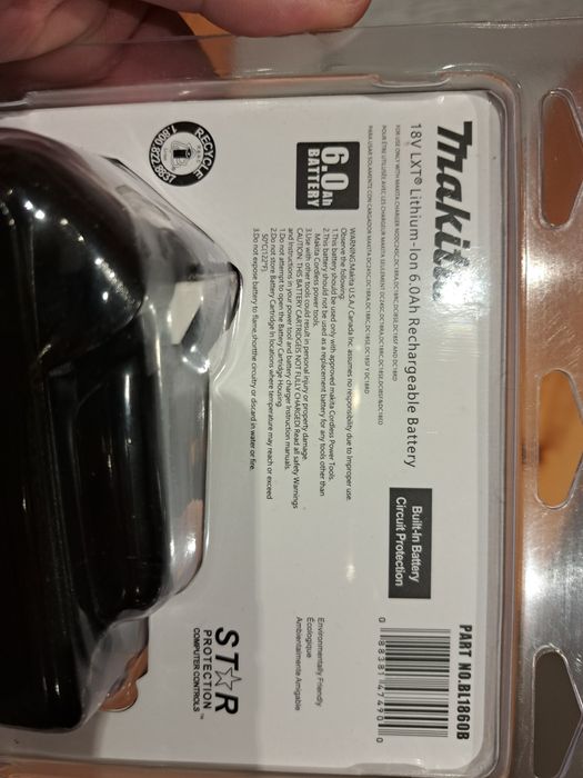 Bateria Makita 6.0 ah. 18v nowa