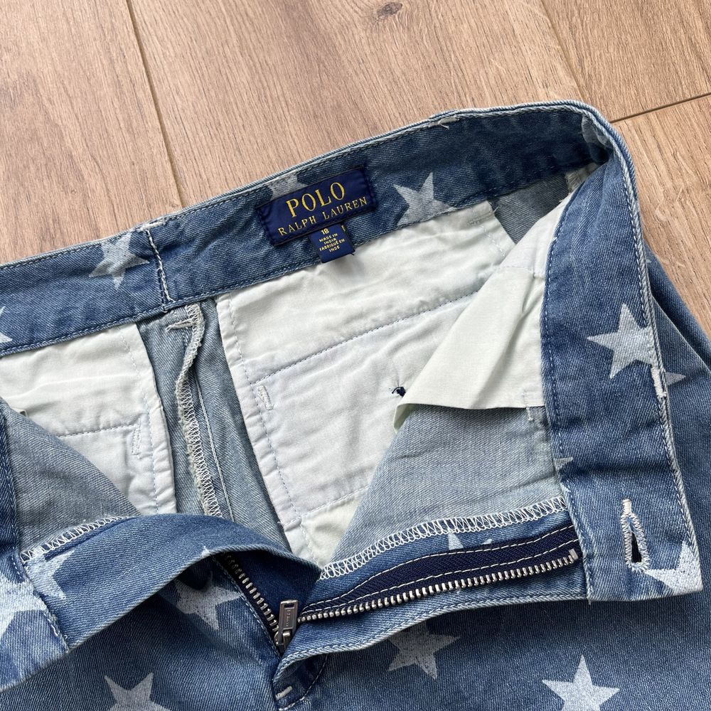 Хлопчачі шорти ralph lauren star print denim shorts