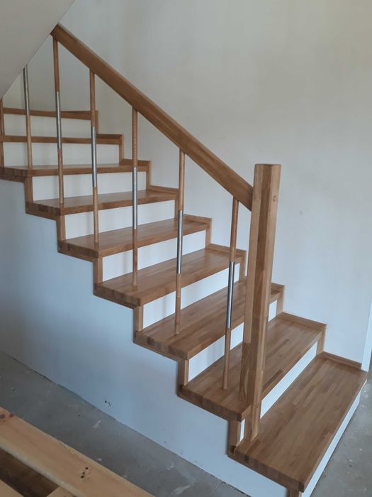 Schody drewniane stopnie Parapety Blaty