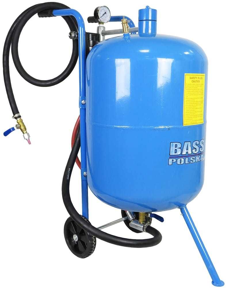 BASS POLSKA Piaskarka Syfonowa Mobilna 80l + Maska + Dysze BP4256