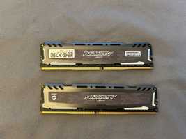 Crucial 16GB (2x8GB) 3000MHz CL15 Ballistix Sport LT Gray