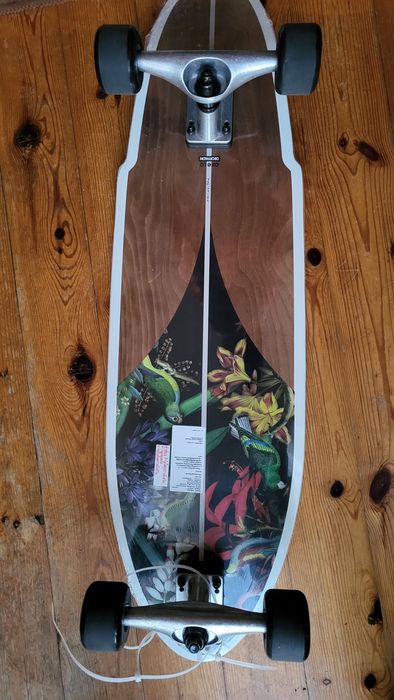 Longboard Longboard surfskate cruising 32" carve 540 oxelo