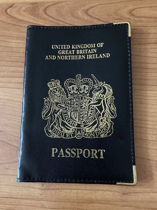 Обложка для паспорта натуральная кожа .