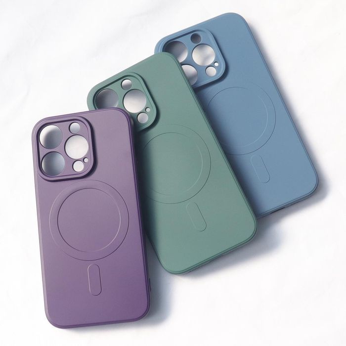 Etui Silicone Case MagSafe do iPhone 14 Pro Max - Jasnoniebieskie