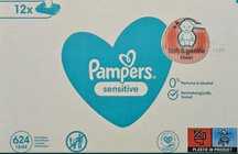 Chusteczki nawilżone pampers sensitive 12x 52