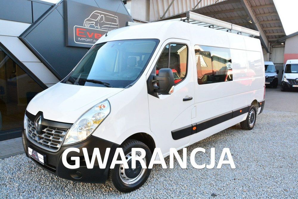 Renault Master  7 osobowy brygadówka doka max pełna opcja servis bagażn