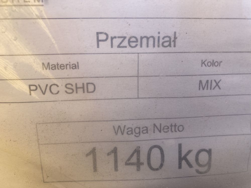 Przemiał PCV parapety kolor szary