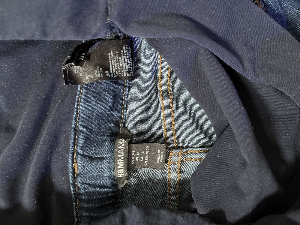 Spodnie ciążowe jeansy h&m m -38