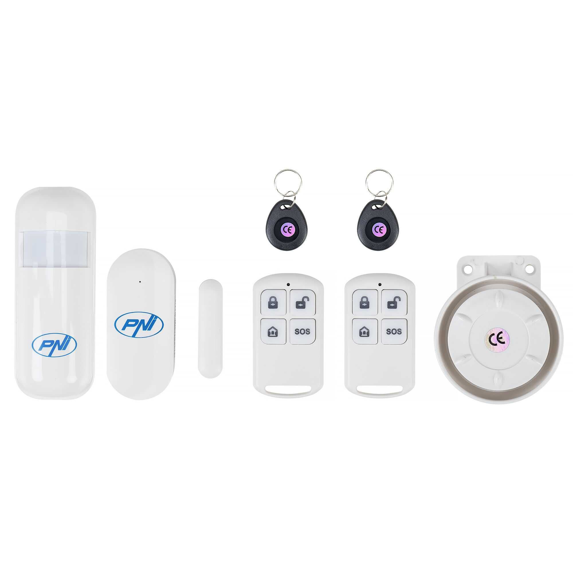 Bezprzewodowy system alarmowy PNI SafeHouse HS600 Wifi GSM 4G