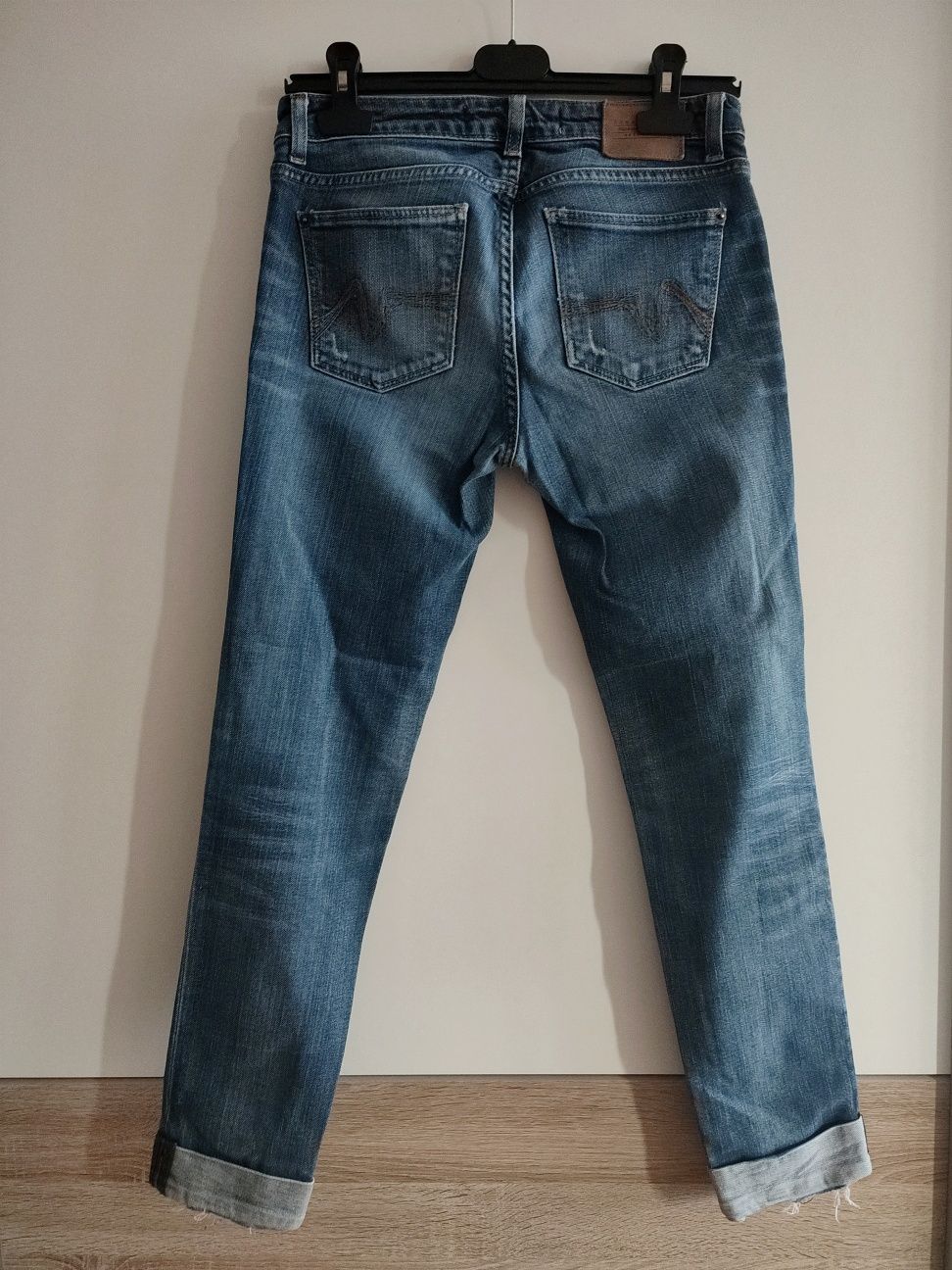 ZARA jeansy denim klasyczne
