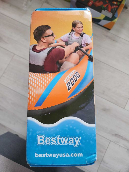 надувная лодка Bestway 61142 NE Kondor 2000 Raft 185*97 2-х камерная